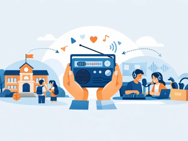 How a School Radio Donation Program Works