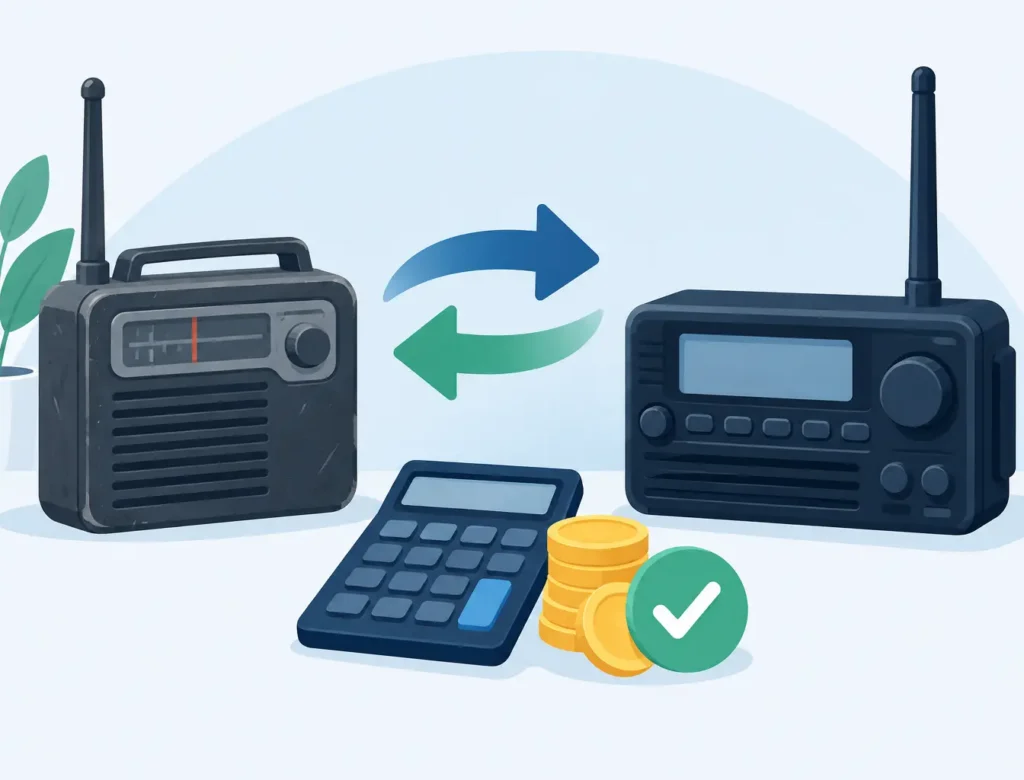 How to Calculate Radio Trade-In Credit Fairly