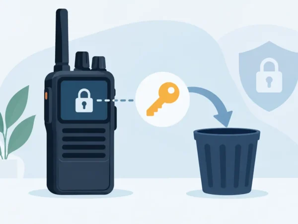 How to Erase Radio Encryption Keys Safely
