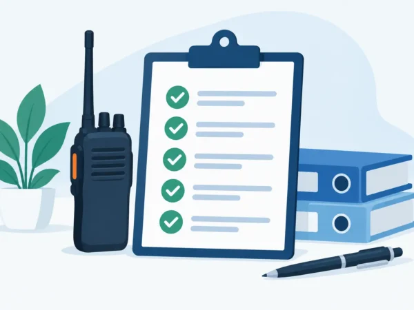 Radio Disposition Documentation Checklist